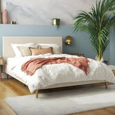 Bonding, benefits, and one big baby: Mr Kate Daphne Upholstered Low Profile Platform Bed Reviews Wayfair
