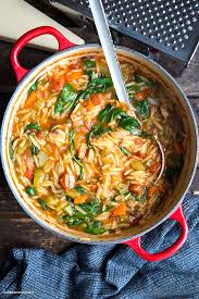 Orzo Eintopf Reisnudel Eintopf Mit Spinat Madame Cuisine Rezept Rezepte Essensrezepte Leckere Vegane Rezepte
