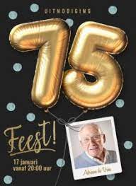 Verjaardagswensen 75 Jaar 75 Jaar Gefeliciteerd Teksten
