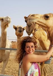 You have to be incredibly lucky to experience this whole camel platter! Emirati Local Farm House Alkhatim Arthub Airbnb