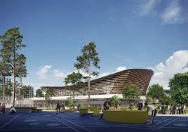 In early 2016, we were appointed to design the venues and infrastructure needed to support the bid books for the paris 2024 olympic and paralympic summer games candidature bid. Gallery Of Venhoevencs And Ateliers 2 3 4 Win Competition To Design The Aquatic Center For Paris 2024 Olympics 6