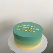 Korean Minimalist Birthday Cake For Boyfriend Minimalist Cake Dessert Decoration Sweet Cakes Korean Cake
