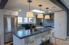Ikea Abstrakt High Gloss White Cabinets With Concrete Countertops Concrete Kitchen Concrete Countertops Kitchen Ikea Kitchen Cabinets