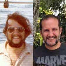 Look what I just found! It's a photo of David with his father. Definitely  the same nose and a similar profile.