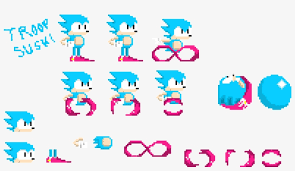 Please respect credits and tags. Classic Sonic Sprite Sheet Sonic Sprite Sheet Transparent Png 2180x1130 Free Download On Nicepng
