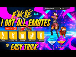 So they providing players with a gun crate, gloo wall skin, and dab emote during the stream. I Got All Emotes In New Emote Party Event In Free Fire In Telugu Easy Trick Free Emotes In Free Youtube