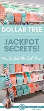 10 Dollar Tree Jackpot Secrets How To Find The Best Store In 2021 Dollar Tree Storage Dollar Tree Organization Diy Dollar Store Crafts