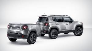 Jeep Bringing Renegade Hard Steel With Adorable Matching Trailer To Geneva Jeep Renegade Trailhawk 2015 Jeep Renegade Jeep Renegade