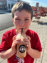 So... once again myself and Tracy tracked down the Strong Brew Coffee Co.  Truck so we could try the NEW fall flavors! They did not disappoint! She  got Pumpkin Patch and I