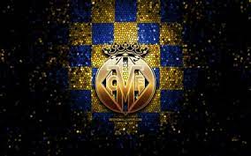 This kits also can use in first touch. Download Wallpapers Villarreal Fc Glitter Logo La Liga Blue Yellow Checkered Background Soccer Villarreal Cf Spanish Football Club Villarreal Logo Mosaic Art Football Laliga Spain For Desktop Free Pictures For Desktop Free