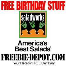 Birthday Freebie Saladworks Free Bday Panini Or Wrap Birthday Freebies Free Birthday Stuff Free Birthday Food
