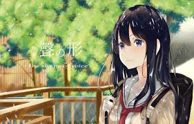 We bring you this movie in multiple definitions. Wallpaper Girl Anime 2016 You No Katachi A Silent Voice Form Voice Images For Desktop Section Syonen Download