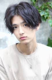 ルーズメイクリーフマッシュ frontサムネイル 長い髪の男 メンズ ヘアスタイル メンズヘアスタイル ロング