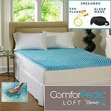 Beautyrest 3 Inch Sculpted Gel Memory Foam Mattress Topper Sleep Mask Mattresstoppers Memory Foam Mattress Topper Mattress Best Mattress