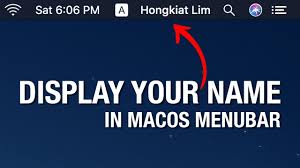 The dock is the placeholder at the bottom of your mac's screen that shows open applications and allows you to pin apps and folders to quickly access them. How To Put Your Name On Macos Menubar Hongkiat