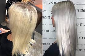 Der profi schafft es nur highlights zu setzen oder nur die ansätze zu treffen. Gelbstich Im Haar Entfernen Friseur Tipps Tricks