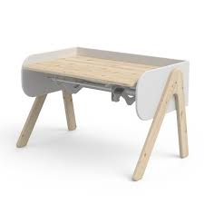 Das kind steht kurz vor der einschulung. Flexa Schreibtisch Woody Hohenverstellbar Weiss Natur Kidswoodlove