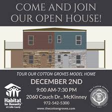 Get directions, reviews and information for mckinney home repair in mckinney, tx. Open House For Cotton Groves Test Center Habitat Collin County 972 542 5300