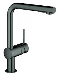 Bec l monotrou sur plage grohe starlight chrome éclatant et durable grohe silkmove. Mitigeur Cuisine Grohe Minta Avec Douchette Extractible 1 Trou 328mm