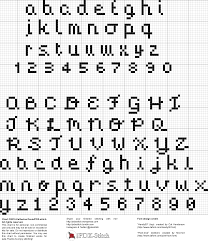 Free Chart Friday Two Script Y Cross Stitch Alphabets