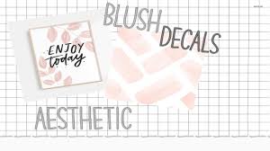 Roblox bloxburg new updated menu decal id s youtube. Aesthetic Blush Decals Codes Bloxburg Youtube