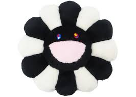 Takashi Murakami Flower Plush 30cm Black White In 2020 Murakami Flower Murakami Balloon Dog Sculpture