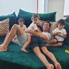 Cristiano ronaldo dos santos aveiro goih comm is a portuguese professional footballer who plays as a forward for serie a club juventus and c. Cristiano Ronaldo Transforms Into Aladdin For His Twins Birthday Photo 1