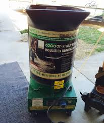 Cellulose insulation is made from recycled paper that's treated for fire resistance and packs tightly between joists. Clover House Diy Blown In Insulation Using Greenfiber Insulation