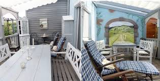 Im westen und im süden gibt es eichentüren gleicher ausmaße. Terrasse Gestalten Die Shabby Chic Terrasse Als Veranda