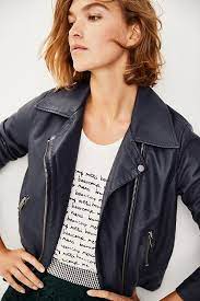 Shrunken Vegan Leather Moto Jacket Vegan Leather Moto Jacket Jackets Leather Moto Jacket