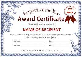 Use the template from microsoft to create the certificate. Employee Award Certificate Template Office Templates Online