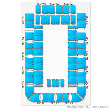 Recreation Hall Penn State 2019 Seating Chart