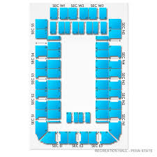 recreation hall penn state 2019 seating chart