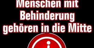 Menschen Mit Behinderung Gehoren In Die Mitte Lustige Bilder Spruche Witze Echt Lustig