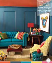 Check spelling or type a new query. Bright Bazaar How To Decorate With A Complementary Colour Palette Colorful Living Room Design Colourful Living Room Room Colors