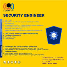 Alamat melamar loker di pt.tsm security jakarta. Info Lowongan Kerja Security Engineer Jakarta Kaskus