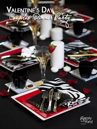 There's always the penny game to play if you're in a pinch. Party Ideas For Valentine S Day Valentine Dinner Party Valentine Dinner Decorations Couples Dinner Party