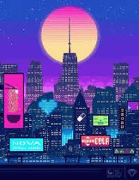 Pixilart can even be used for external images. Pixel Art City Gifs Tenor