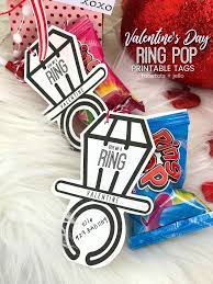 Ring Pop Valentine S Day Tween Teen Printables Gift Idea