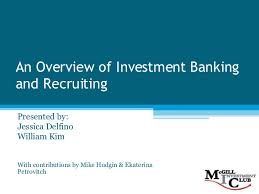 A master of business administration (mba) or an advanced degree in math can add. Investment Banking 101 F08