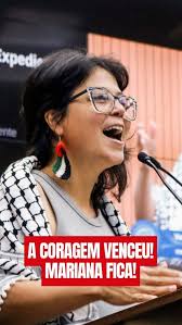 Mara Conti, mãe de Mariana Conti faz um apelo ao presidente @lulaoficial  para que se pronuncie oficialmente pela liberação dos ativistas brasileiros  da @globalsumudflotilla, para que assim possam voltar o mais breve