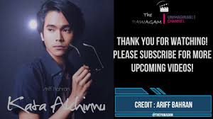 Is your network connection unstable or browser outdated? Ariff Bahran Kata Akhirmu Lirik Youtube