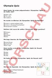 Als der kommentator über svetlana sleptsova sprach, sagte er „…vancouver wären ihre erste olympische spiele. Arbeitsblatt Olympia Quiz Geschichte Altertum
