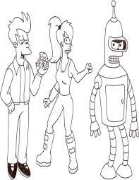 Download free futurama coloring pages cliparts, all futurama coloring pages are in png format with line art. Coloring Pages Futurama 1