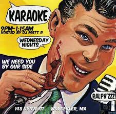 Tonight! Karaoke with DJ Matt R. #ralphsrockdiner #worcester