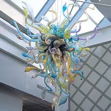 Colored Glass Lighting Elegance Chandelier Lighting High Hanging Blown Glass Chandelier Led Lights Rustic Chandelier For Art Decoration L Lamp Shades Online Brass Pendant Light From Lampshow 422 11 Dhgate Com