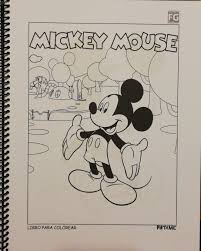 Pintame Libro Para Colorear Tematica La Casa De Mickey Facebook Juego de colorear a mickey mouse, elige el color de la paleta de colores, y selecciona la zona a pintar.