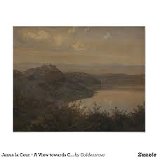 Janus La Cour A View Towards Castel Gandolfo Poster Zazzle Com Castel Views Poster