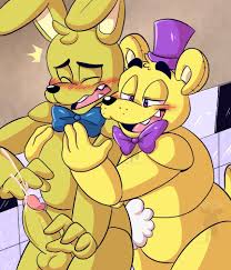 Fredbear  Golden freddy and springtrap : rfivefapsatfreddys