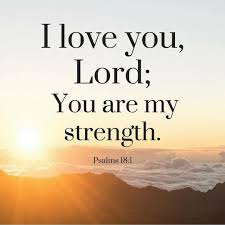 Psalm 18:1 KJV I will love thee, O LORD, my strength. Sunday scripture a  little late today but here it is…. #widowsvoice #psalm #psalm18 #sunday  #scripture #wordofgod #godsstrength #youaremystrength #sundaynight #dfw  #dallas #